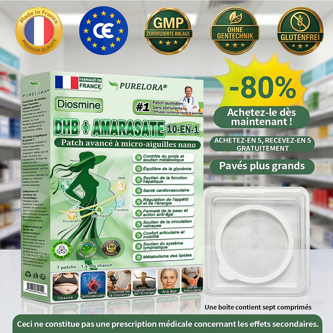 [𝗡𝗼𝘂𝘃𝗲𝗹𝗹𝗲 𝗙𝗼𝗿𝗺𝘂𝗹𝗲 𝗔𝗺é𝗹𝗶𝗼𝗿é𝗲] 🔱𝐏𝐮𝐫𝐞𝐥𝐨𝐫𝐚® 𝐌𝐞𝐭𝐚𝐛𝐨𝐥𝐢𝐜 𝐌𝐚𝐭𝐫𝐢𝐱 – 𝐏𝐚𝐭𝐜𝐡 𝐍𝐚𝐧𝐨 à 𝐌𝐢𝐜𝐫𝐨𝐧𝐞𝐞𝐝𝐥𝐞𝐬 𝟏𝟎-𝐞𝐧-𝟏 𝐃𝐇𝐁 + 𝐀𝐦𝐚𝐫𝐚𝐬𝐚𝐭𝐞
